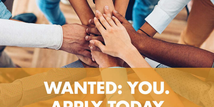 Wanted: You. Apply Today!